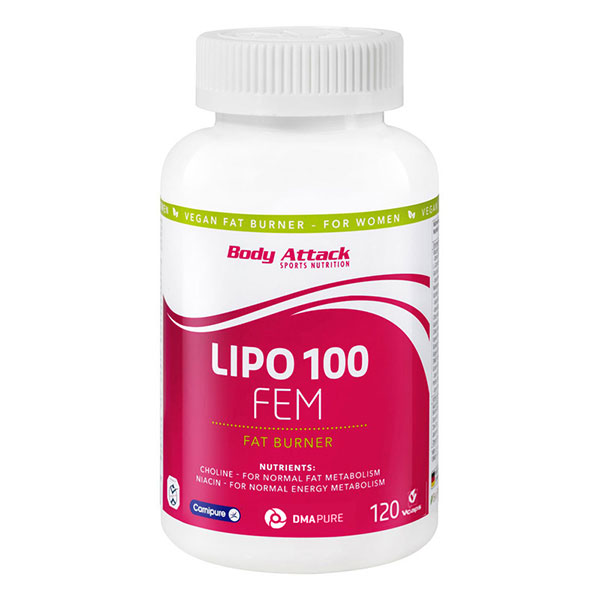 کپسول لیپو 100 فم بادی اتک 120 عدد - Image 1